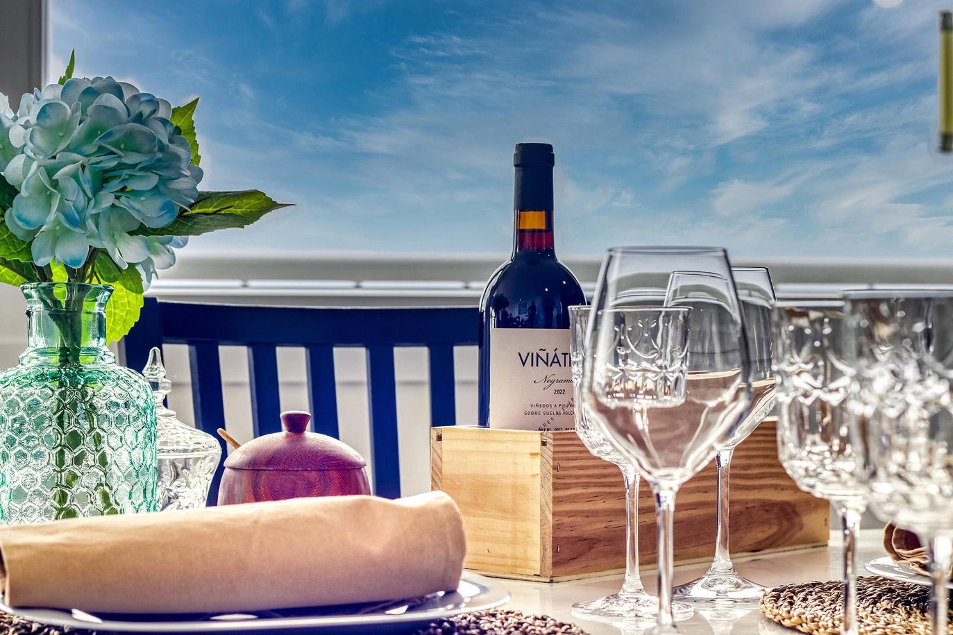 Central Modern Apartment With Private Parking & Ocean View & Coffee Corner Icod De Los Vinos Bagian luar foto